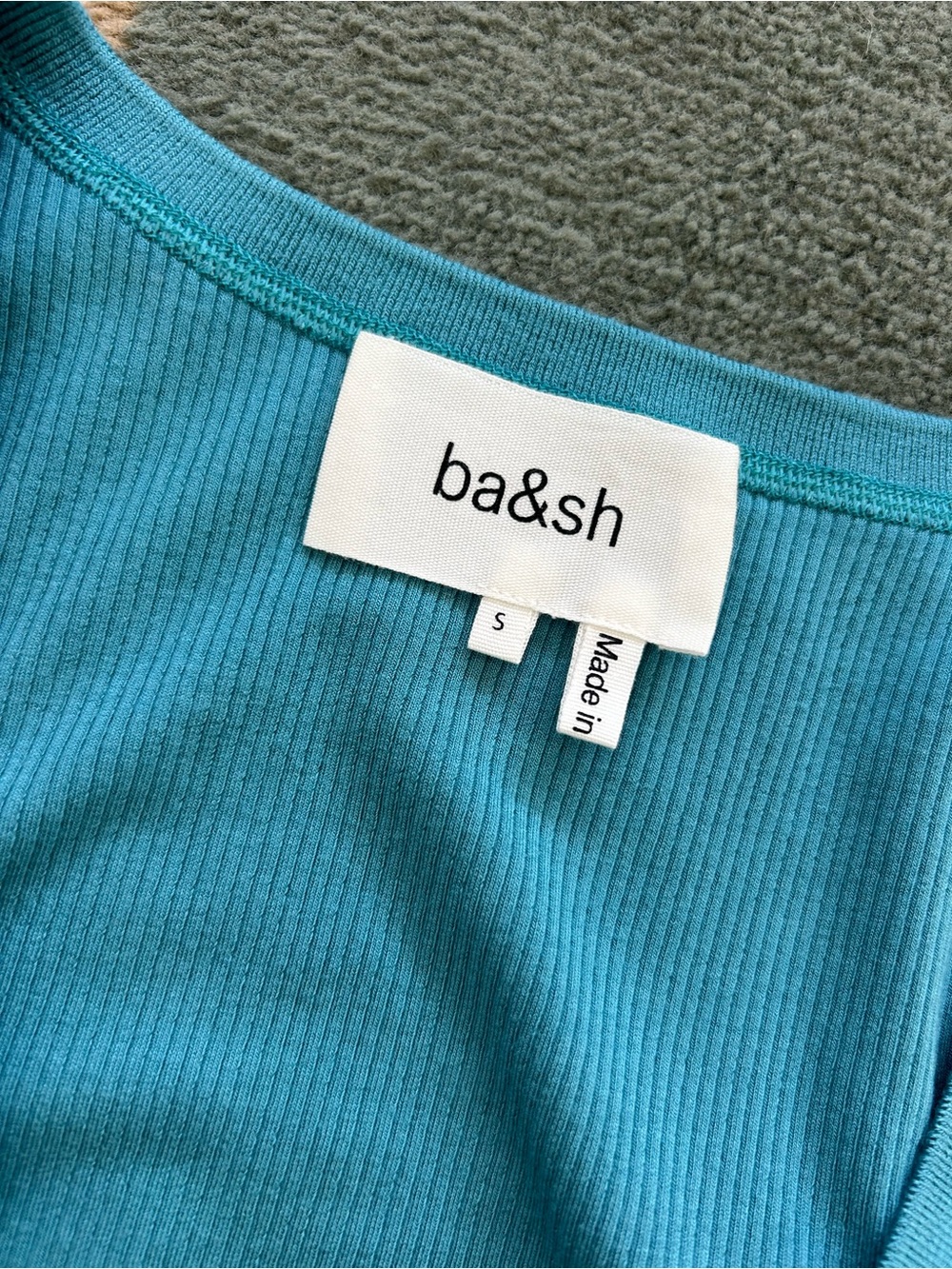 ba&sh Ribbed Wrap Tank - Picture 3 of 3